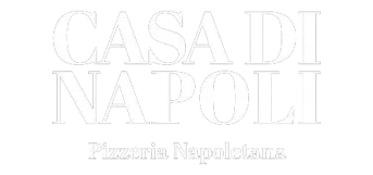 Logo de pizzeria napoletana que dice "Casa Di Napoli"